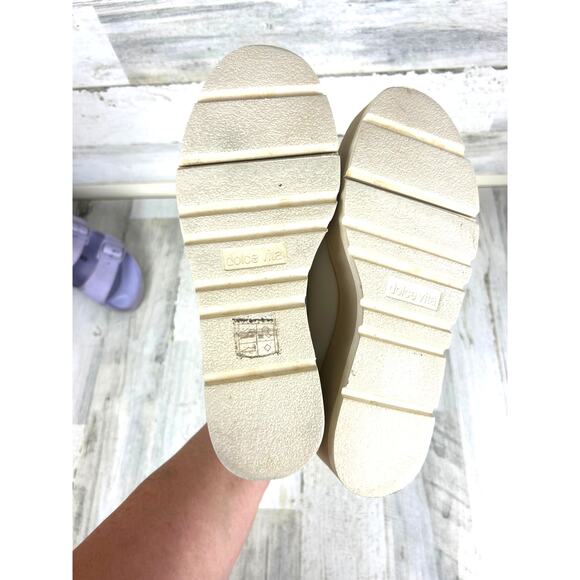 Dolce Vita Women’s 7.5 White Leather Toyah Platform Lace Up Sneakers Shoe - Picture 7 of 8